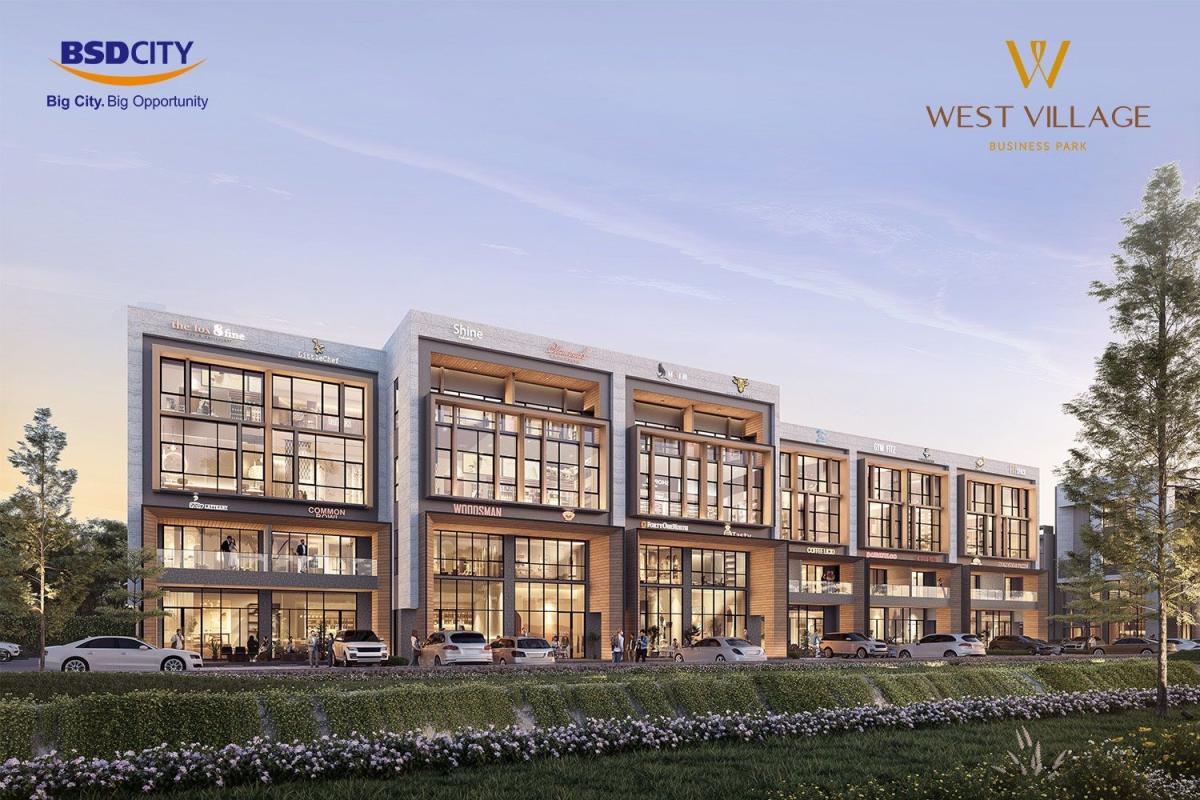 West Village BSD 2 Type Shophouse